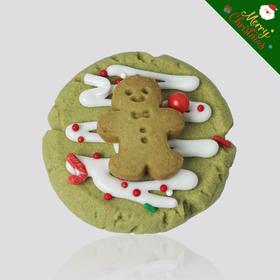 【圣诞特辑】圣诞快乐开心果玛格丽特饼干