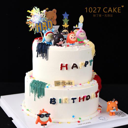 1027CAKE | 双层蛋糕  蛋仔派对主题 商品图1