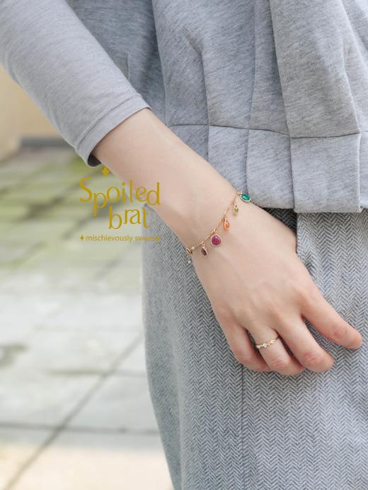 SpoiledBrat Jewelry 彩虹彩宝手链 商品图6
