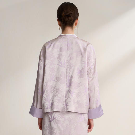 EITIE爱特爱提花新中式国风时尚印花2026年春季新款外套A2603107 商品图4