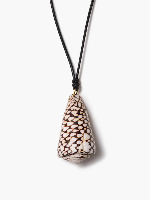 订购6周到｜Chan Luu-CONE-大理石芋螺 皮革 长项链［美国设计师］ 商品图2