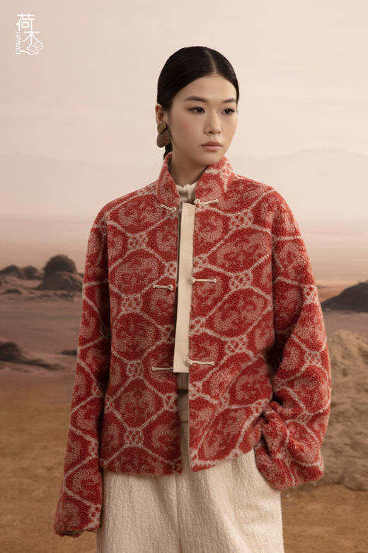 荷木HEMU丨对羊锦纹·短外套 商品图3