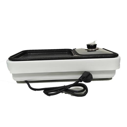 新款多功能迷你涮烤一体电火锅家用电烤盘无油烟宿舍学生锅 商品图2