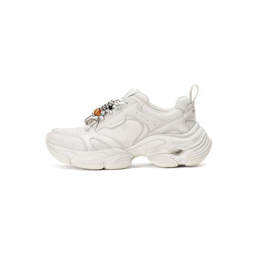 Westory2026年春季水染软牛皮做旧擦脏工艺休闲运动鞋W26AM50011 商品图6