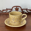 英国 Biltons loral 芥末黄杯碟2pcs 商品缩略图0