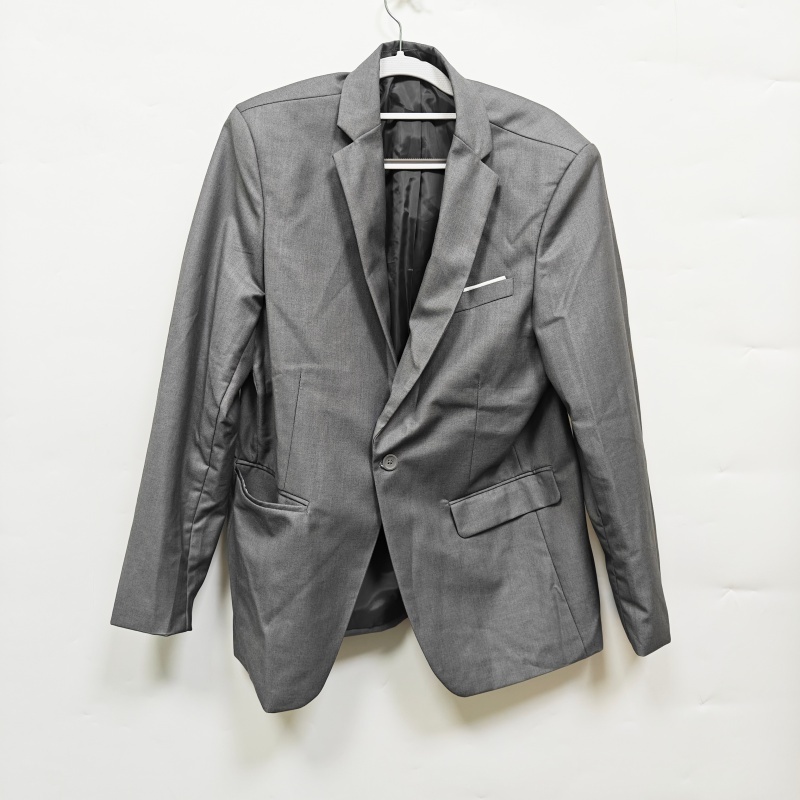 2024四季新款 时尚百搭商务纯色男士西服套装两件套