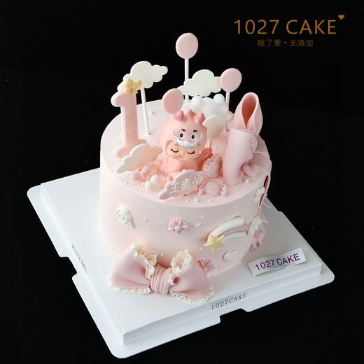 1027CAKE |   周岁蛋糕 龙宝宝 翻糖蝴蝶结（提前1-2天） 商品图2