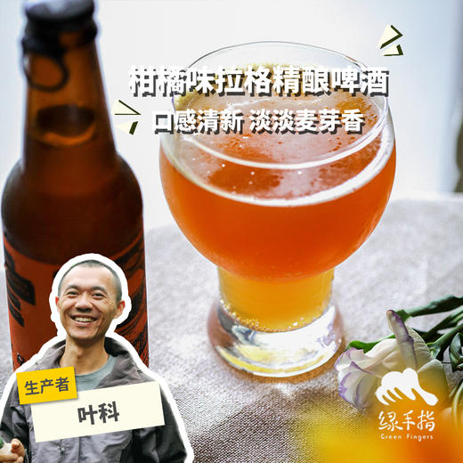耙耙柑拉格精酿啤酒 | 合作生产 * Harumi tangerine lager craft beer | Partner Production 商品图0