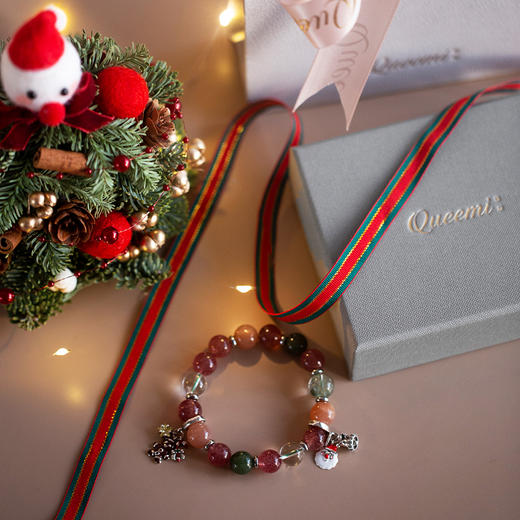 9折优惠｜2025圣诞新品「冬之圣诞」开心果车厘子味蛋糕&「璀璨圣诞」手串（单圈） 商品图9