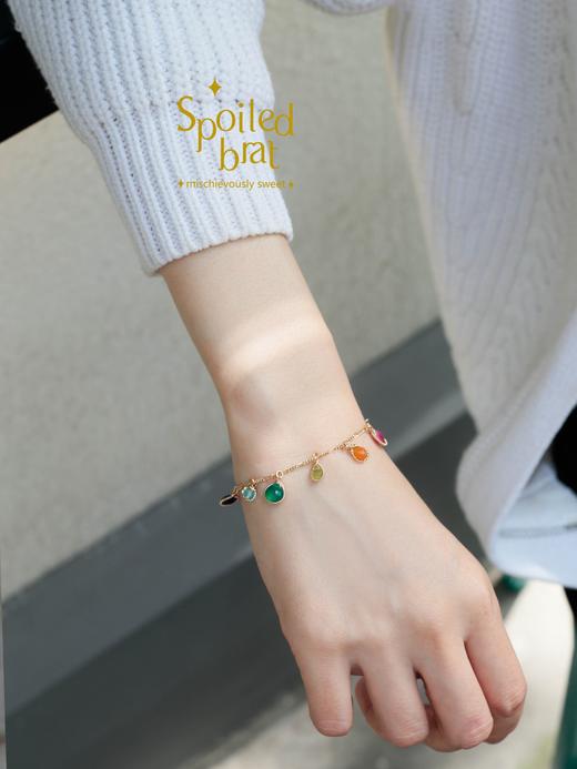 SpoiledBrat Jewelry 彩虹彩宝手链 商品图2