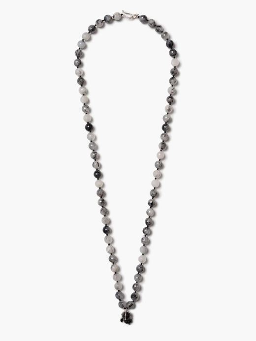 订购6周到｜Chan Luu-LARK-云雀 黑色电气石石英 紫苏辉石 串珠 长项链［美国设计师］ 商品图0