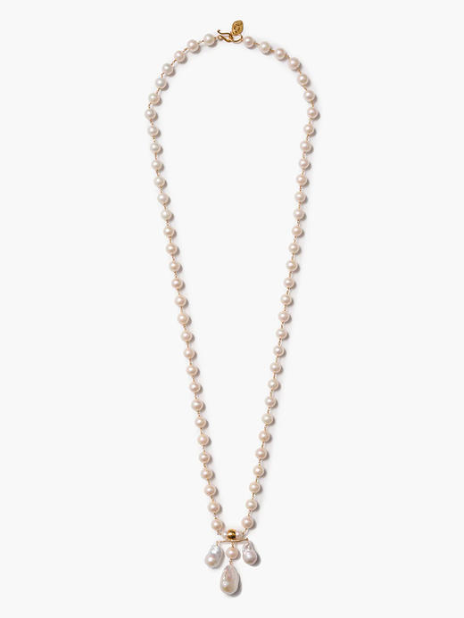 订购12周到｜Chan Luu-CAROLINE-吊灯 淡水珍珠 吊坠 长项链［美国设计师］ 商品图0