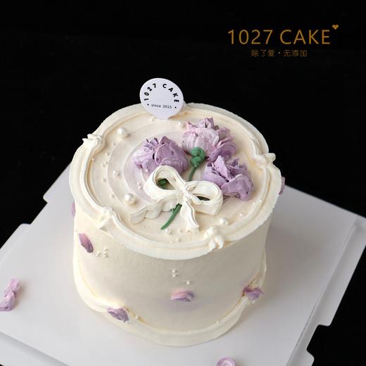 1027CAKE |   紫色裱花蛋糕 商品图2