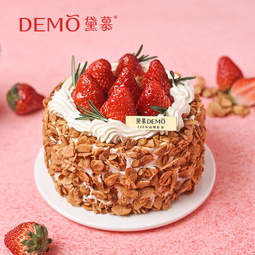 草莓布蕾脆脆·草莓香草杏仁蛋糕|Strawberry Vanilla Almond Cream Cake 商品图0