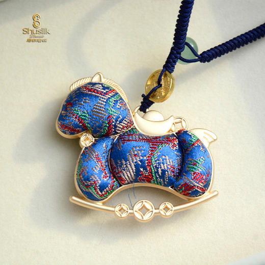 锦马前程#马上添喜#马上有钱#蜀锦瑞马#文创伴手礼 商品图2