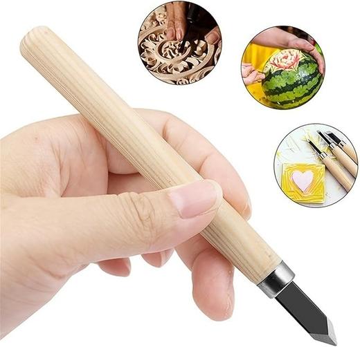 【10把】专业木雕凿刀手工工具套装 用于基础细雕、木工雕刻 商品图4