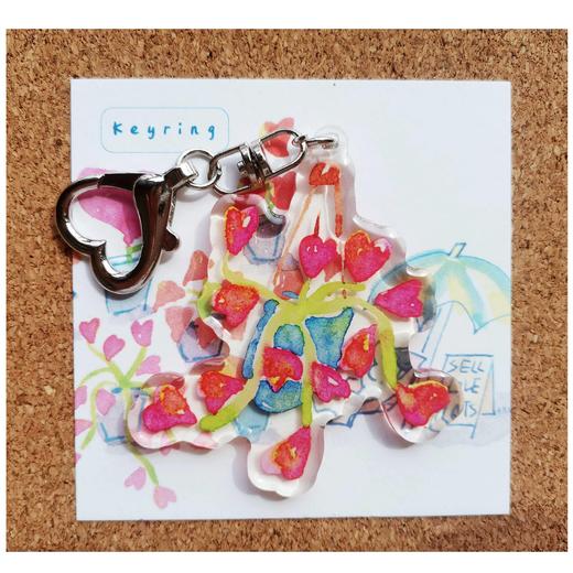 锦江丨七点Ber丨爱心植物钥匙扣 商品图2