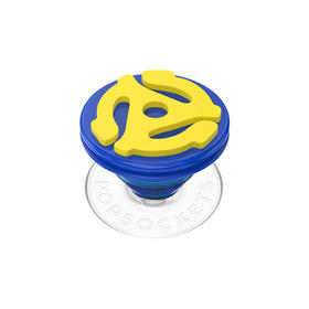 【植物行者】万向陀螺 POPGRIP泡泡骚手机粘贴式气囊支架 Backspin旋转系列 蓝黄