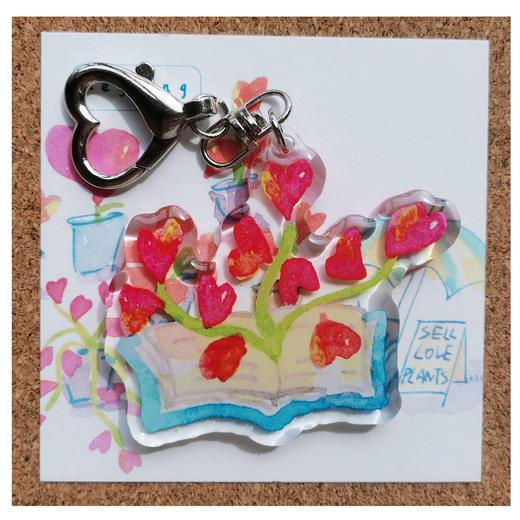 锦江丨七点Ber丨爱心植物钥匙扣 商品图4