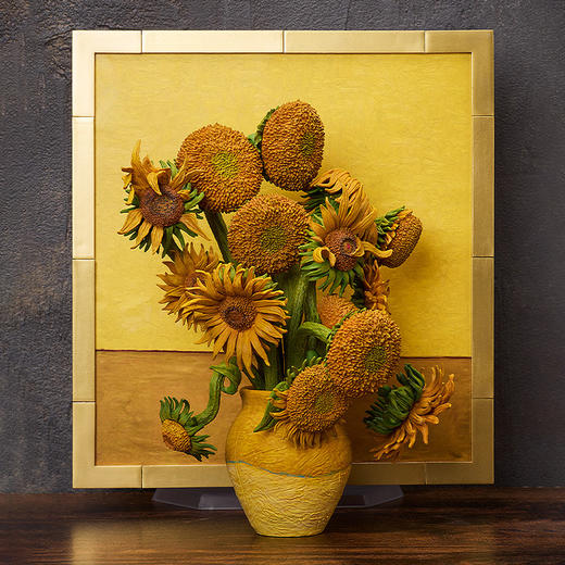 【GSC预售定金】figma 梵高之作 向日葵 桌上美术馆 商品图2