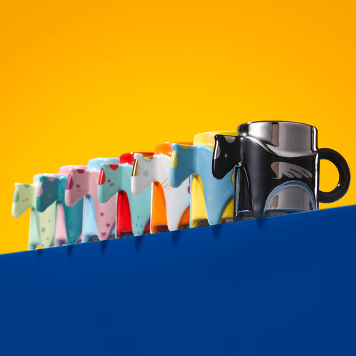 陶润会 马年新品高颜值时尚马上成真水杯可爱创意盲盒陶瓷马克杯子咖啡杯 商品图4