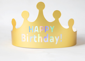 金色生日帽子（大众款）