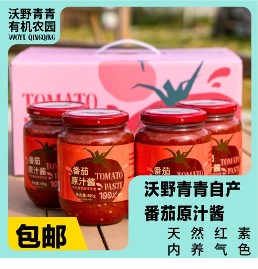 番茄原汁酱 480g/瓶 有机番茄鲜榨而成 商品图0