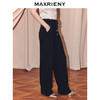 MAXRIENY法式复古直筒针织长裤25冬款通勤感穿搭高腰休闲阔腿裤女(货号:MF86TR508) 商品缩略图2