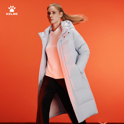 卡尔美综训系列女士长款羽绒服6543YR2005 商品图3