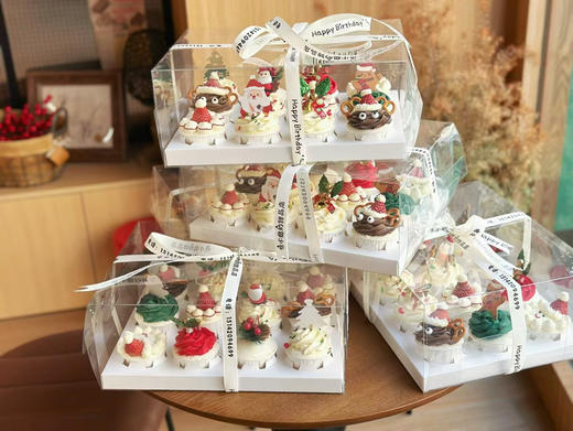 圣诞分享组合，纸杯蛋糕，圣诞装饰插件会随机搭配哦 商品图14