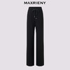 MAXRIENY法式复古直筒针织长裤25冬款通勤感穿搭高腰休闲阔腿裤女(货号:MF86TR508) 商品缩略图4