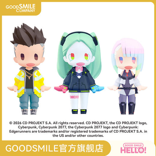 【GSC预售定金】HELLO! GOOD SMILE 大卫/露西/丽贝卡 赛博朋克：边缘行者 商品图0