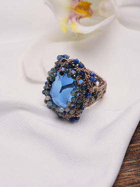 订购8周到｜Lorina Balteanu-LOLA-碧玺 方形 戒指［法国设计师］