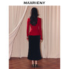 玛克门店发货：MAXRIENY复古宫廷穿搭亮皮扣套头毛针织衫(货号:MF86SW504) 商品缩略图3