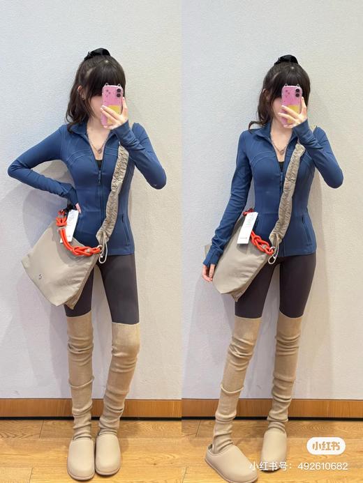 lulu新款肥肠斜挎小包， 三个色，非常漂亮实用，防水面料 商品图2