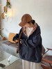 女王节抢购价-不支持退【自营】🔥🔥加绒厚款【内里颗粒绒】宽松大版（内里拼格子）连帽休闲卫衣拉链外套-喜出 商品缩略图2