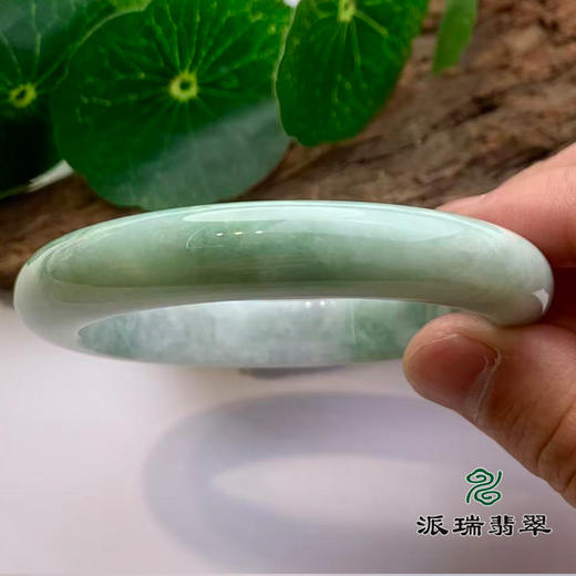 派瑞翡翠 翡翠手镯 糯种 绿色 商品图2