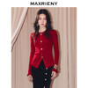 玛克门店发货：MAXRIENY复古宫廷穿搭亮皮扣套头毛针织衫(货号:MF86SW504) 商品缩略图0