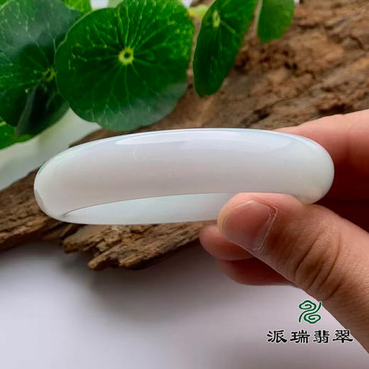 派瑞翡翠 翡翠手镯 糯种 绿色 商品图2