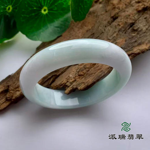 派瑞翡翠 翡翠手镯 糯种 绿色 商品图0