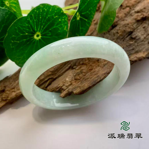 派瑞翡翠 翡翠手镯 糯种 绿色 商品图0