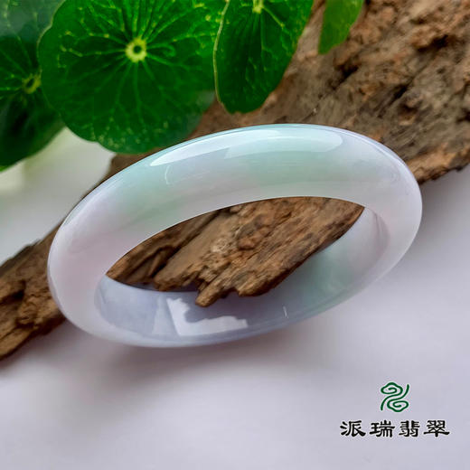 派瑞翡翠 翡翠手镯 糯种 绿色 商品图0