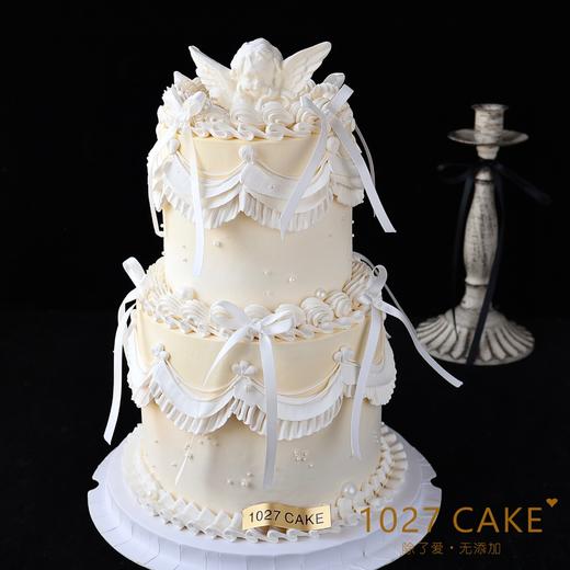 1027CAKE | 复古法式蛋糕  小天使（图为6寸加高+4寸加高） 商品图0