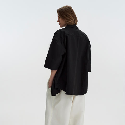 OkeeMood 24SS 宽松廓形短袖衬衫 商品图4