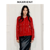 MAXRIENY精致浪漫感烫钻钉珠点缀外套温柔风女高级气质感秋冬款(货号:MF86JA752) 商品缩略图1
