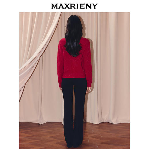 玛克门店发货：MAXRIENY安可拉红套头针织衫(货号:MF86SW512) 商品图2