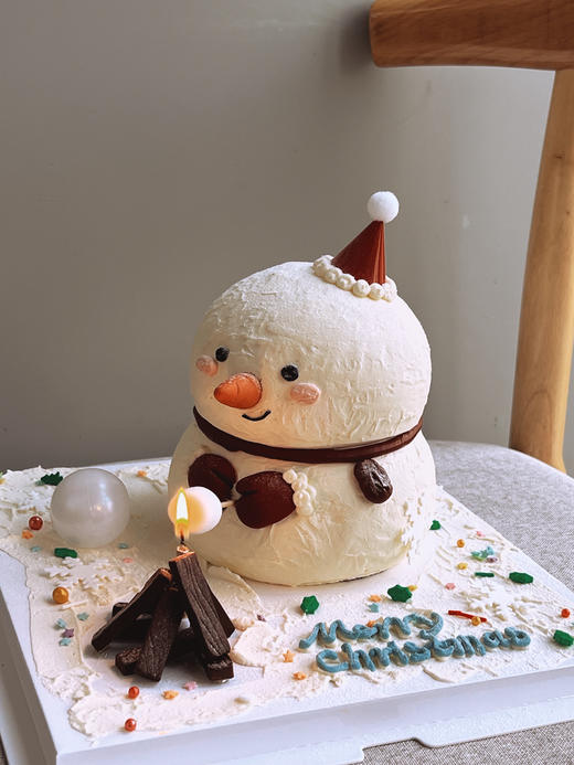 「圣诞特别款」烤棉花糖的小雪人 商品图2