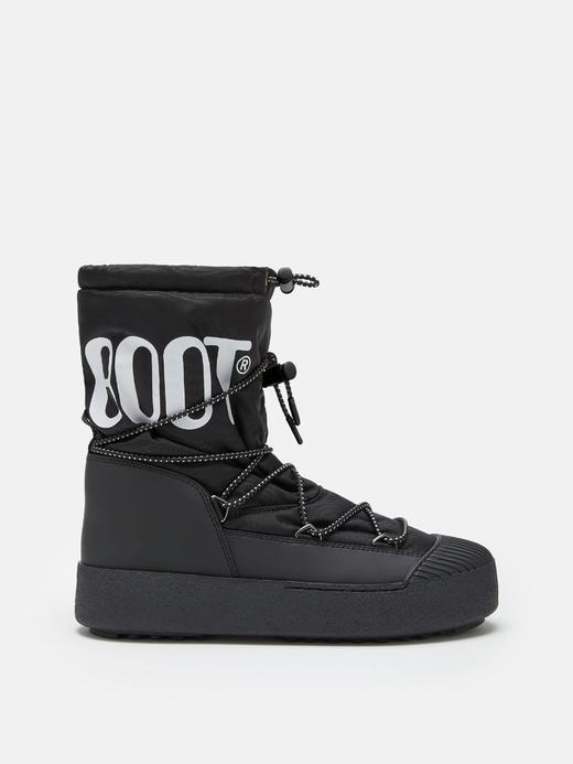 Moon Boot - Mb Mtrack Polar Nylon - Black - 男装 - 雪地靴 - 黑色 商品图0