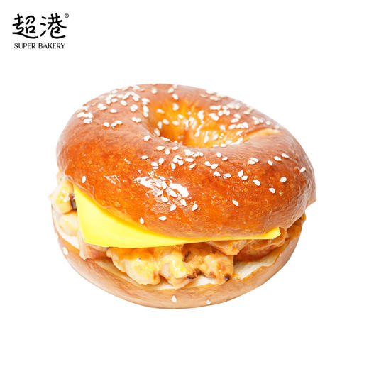 鸡肉芝士贝果 商品图0