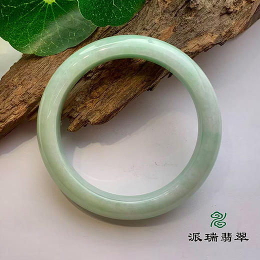 派瑞翡翠 翡翠手镯 糯种 绿色 商品图1